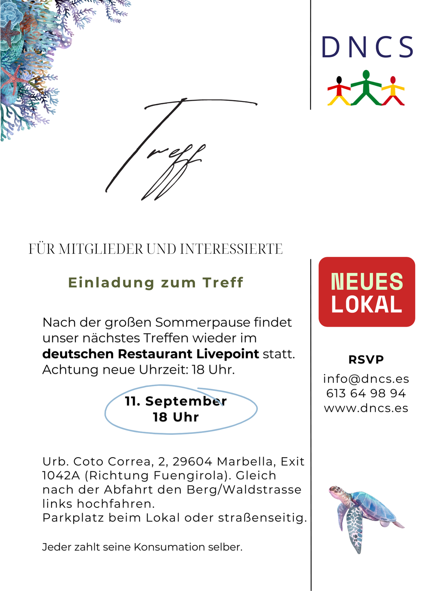Nachbarschaftshilfe Treffen September