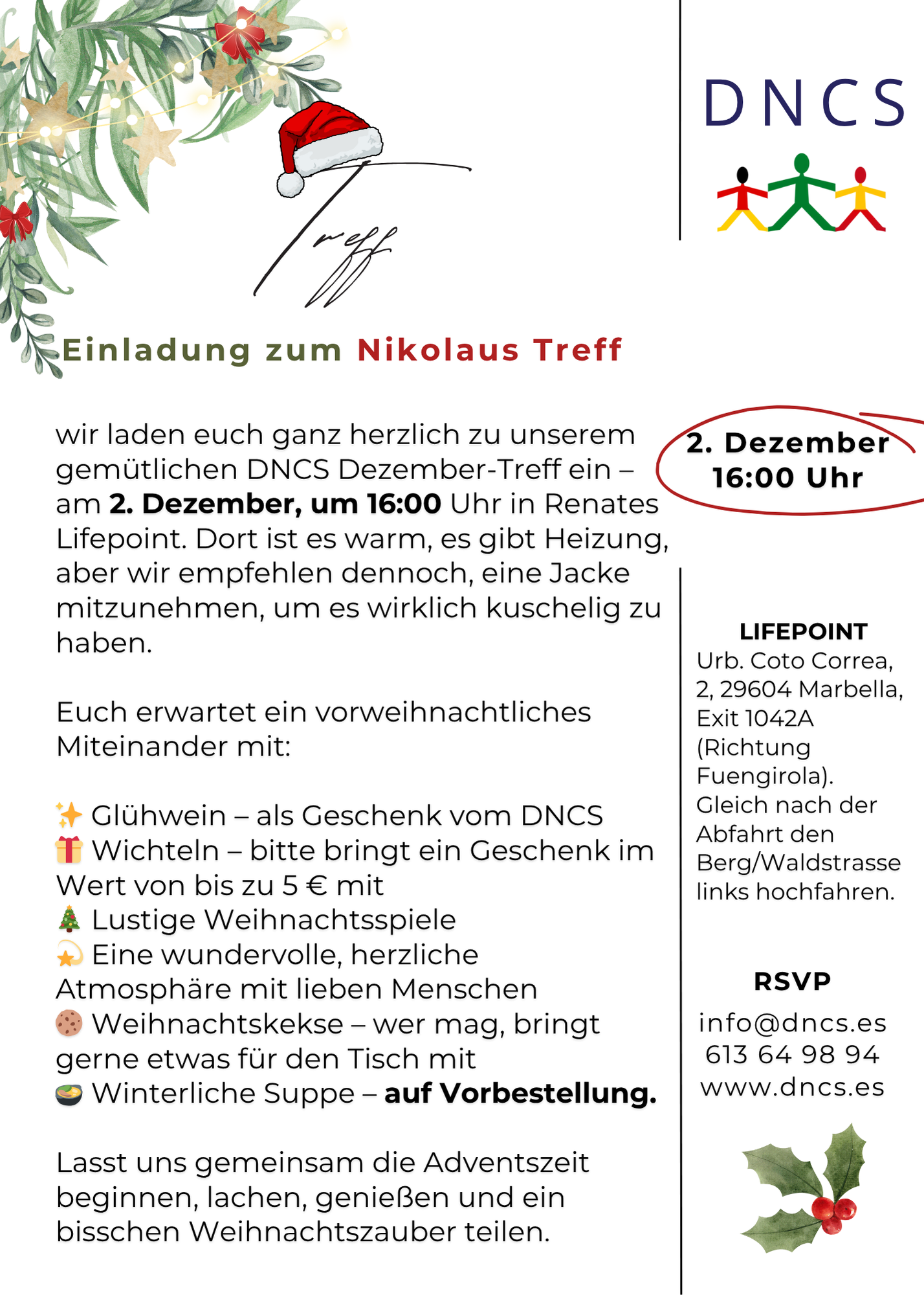 Treffen DNCS Dezember